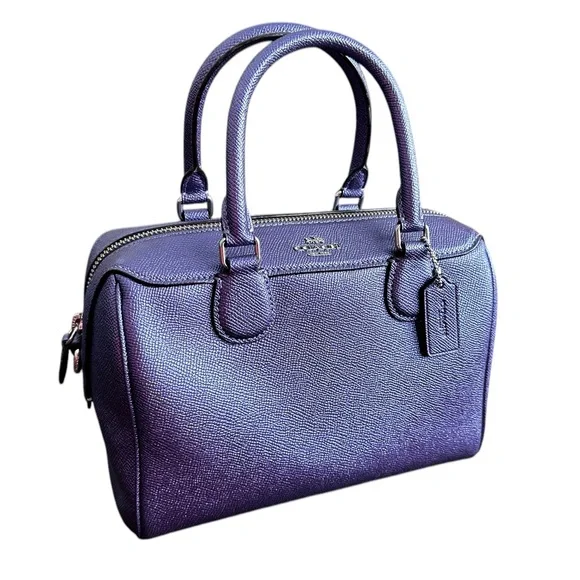 Coach Metallic Purple Bag - Picture 10 of 10